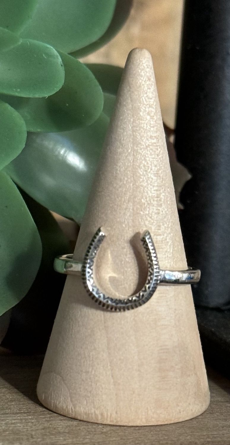 Sterling Silver Horseshoe Ring