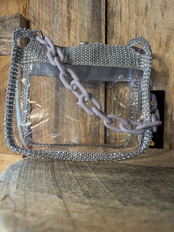 Clear Sparkle Handbag