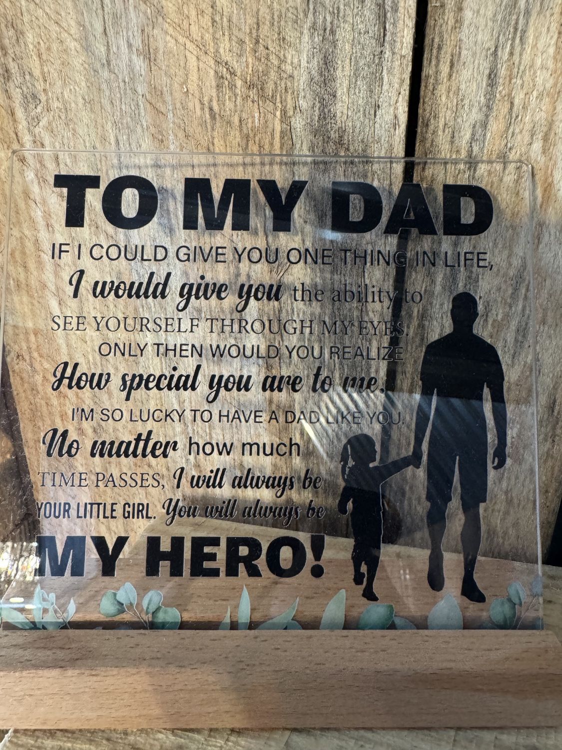 Dad Plaque