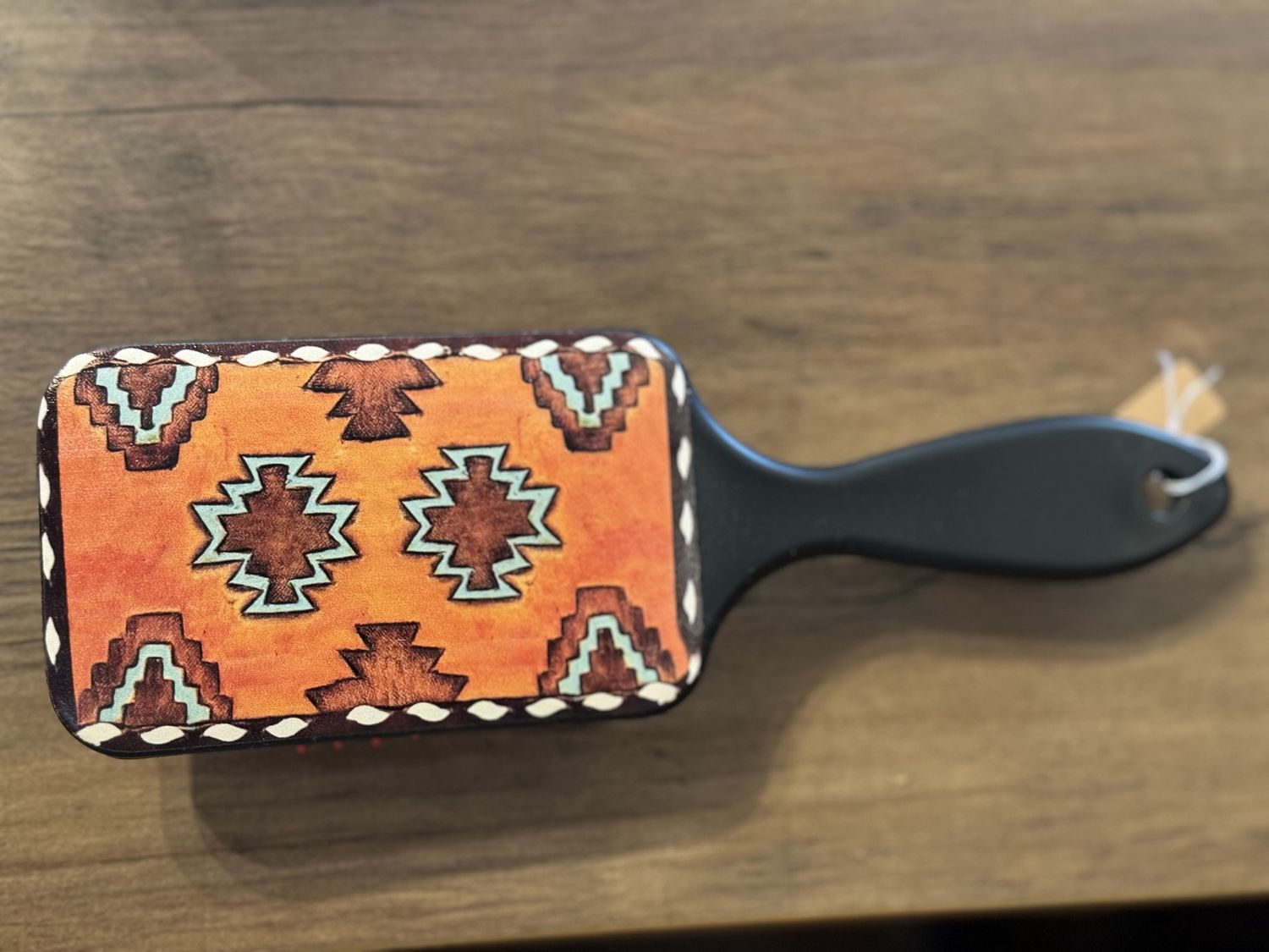 Western Hairbrush, Style: Aztec