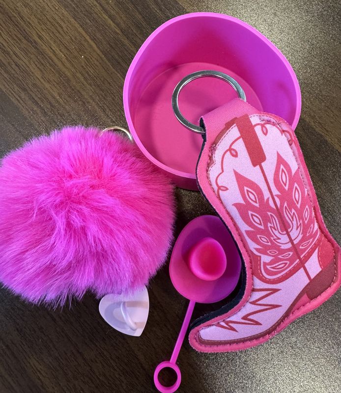 Pink Tumbler Accessory Set