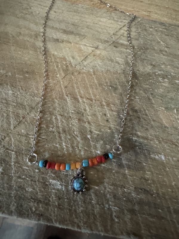 Boho Beaded Necklace