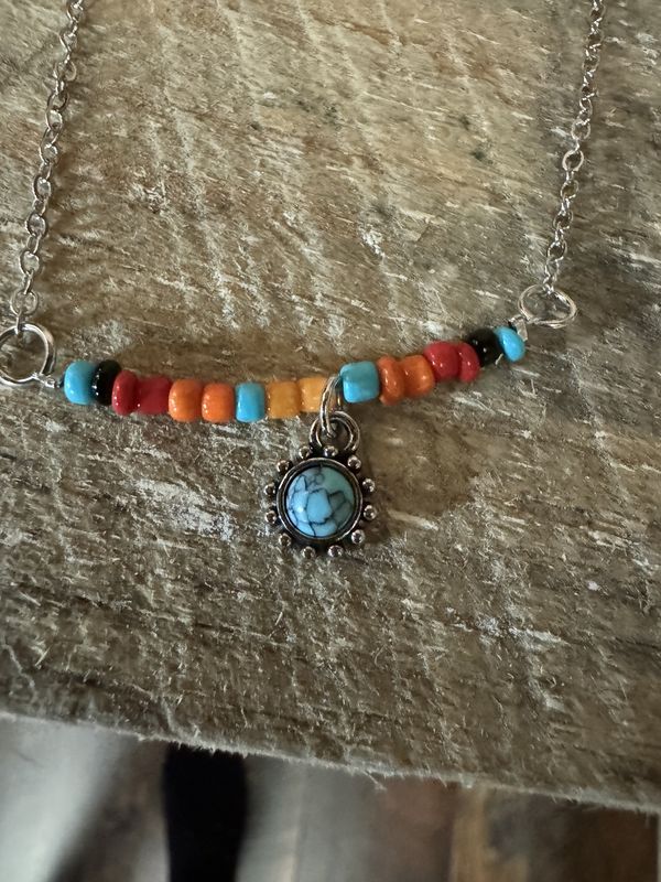 Boho Beaded Necklace