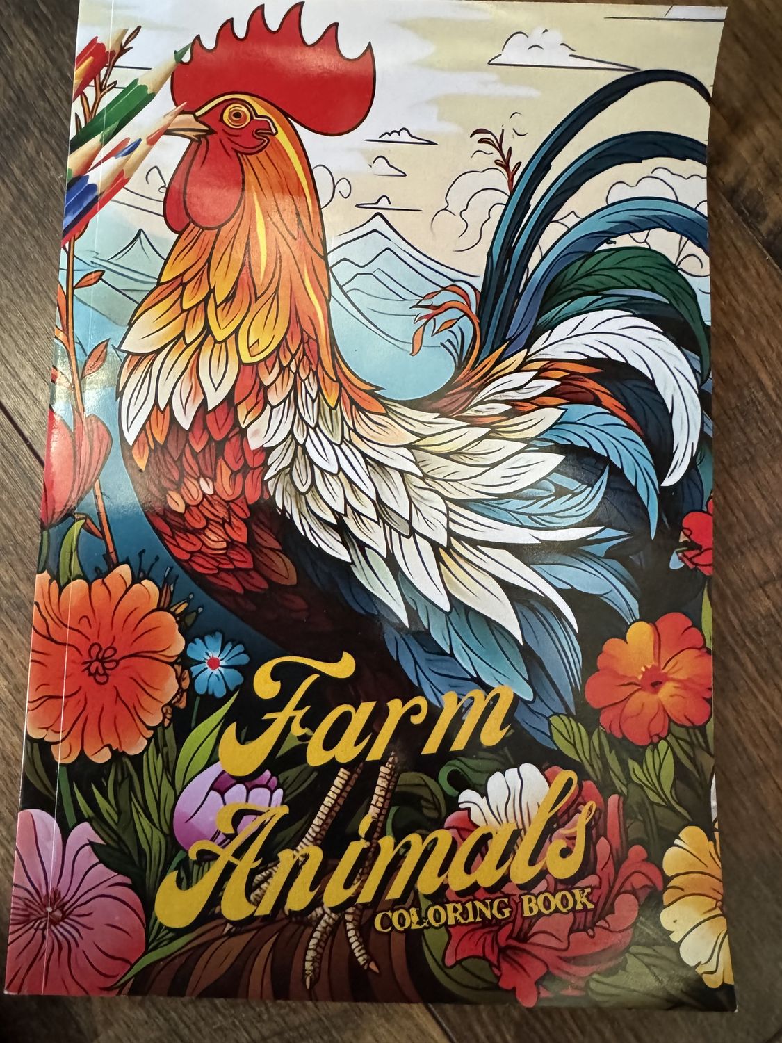 Farm Animals Coloring Book