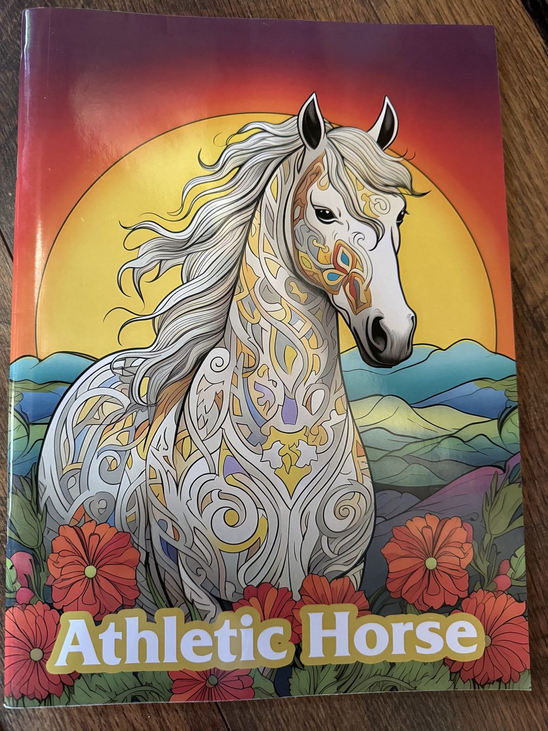 Athletic Horse Coloring Book