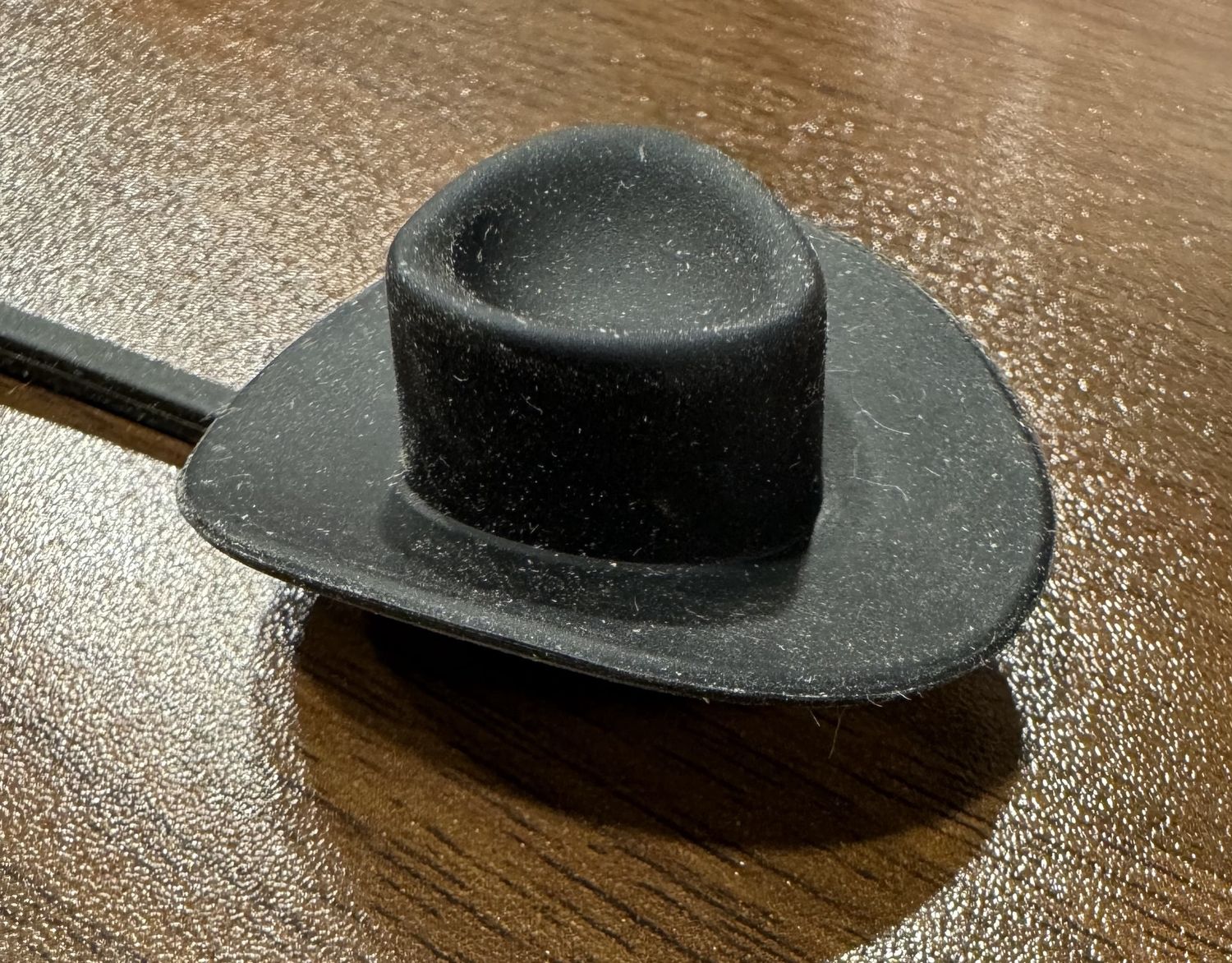 Cowboy Hat Straw Toppers, Colour: Black