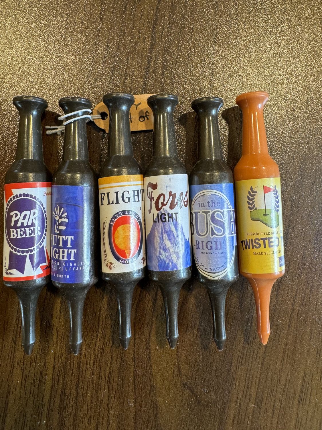 Beer Bottle Golf Tees