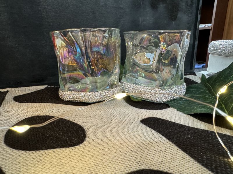 Diamond Studded Drinking Glasses