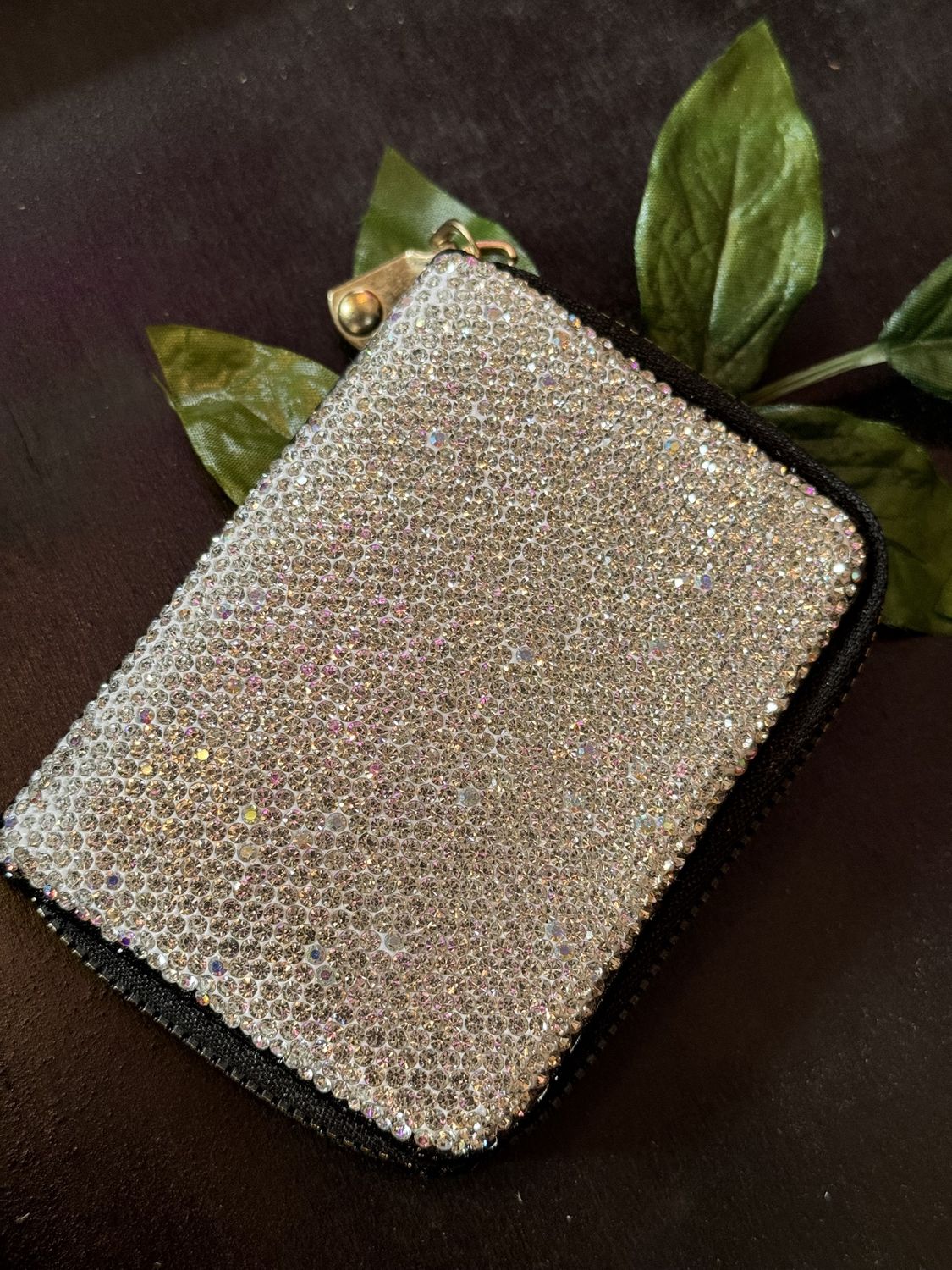 Diamond Studded Card Carrier