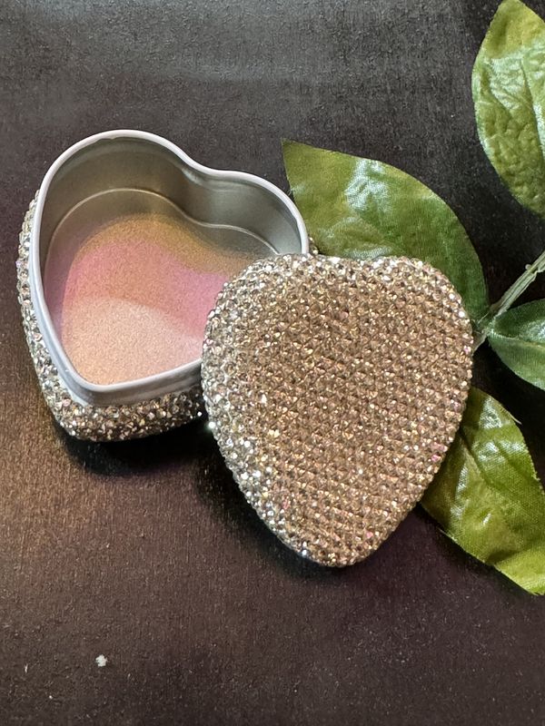 Stone Studded Heart Box