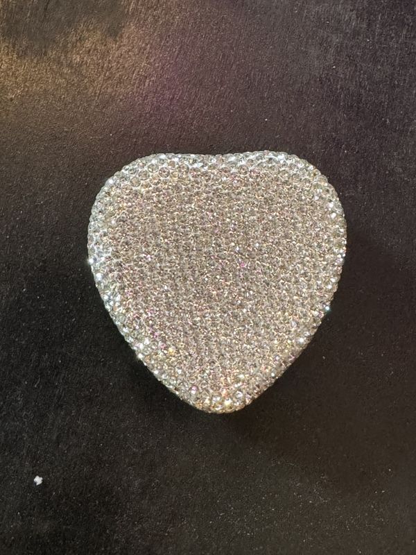 Stone Studded Heart Box