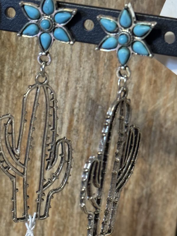 Cactus Dangle Earring