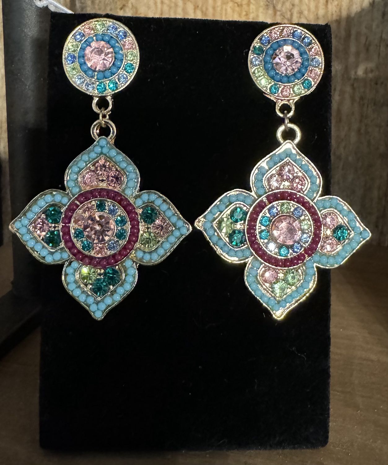 Sparkling Western Mosaic Earrings