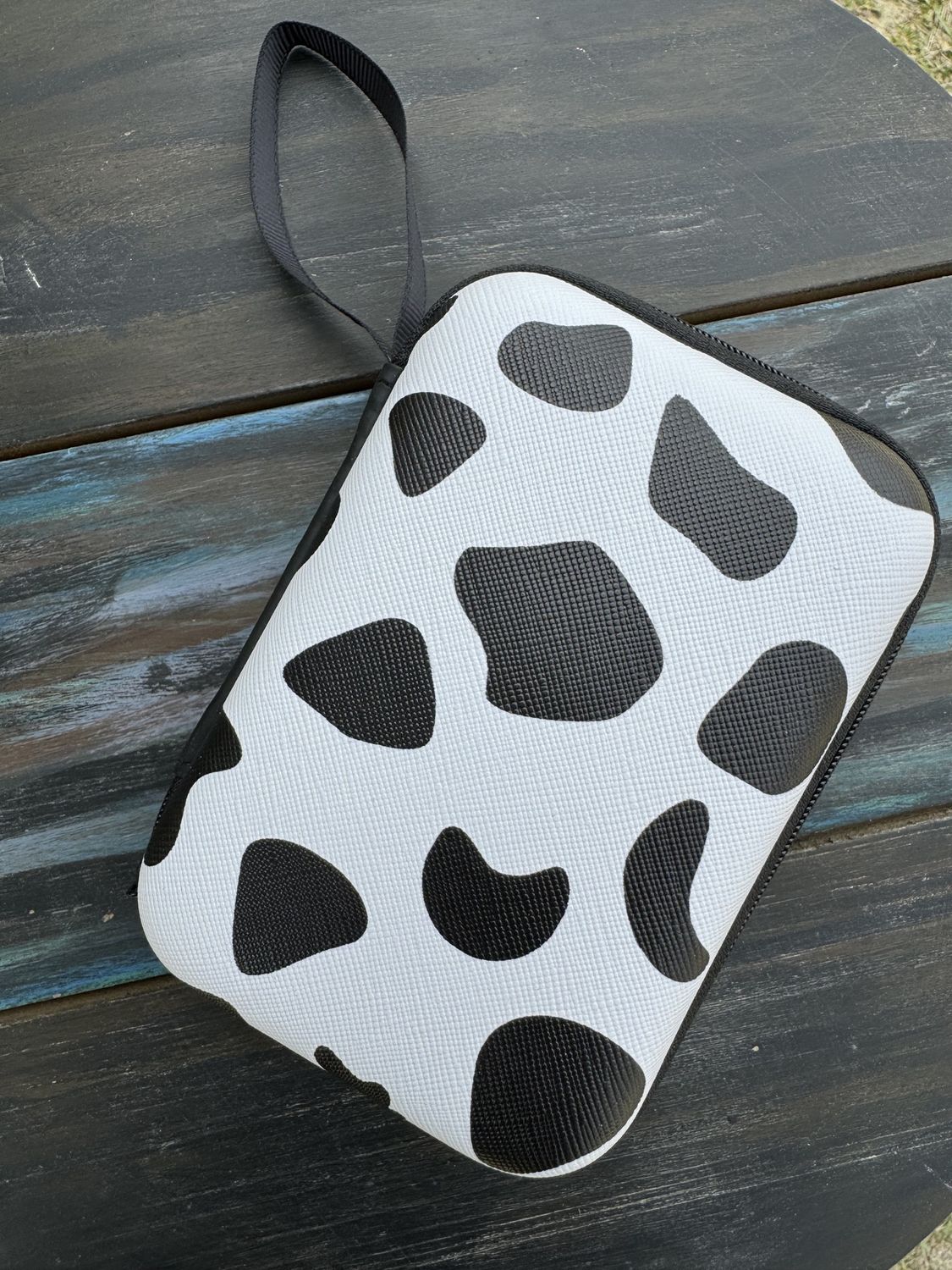 Cow Print Charger Protector Set