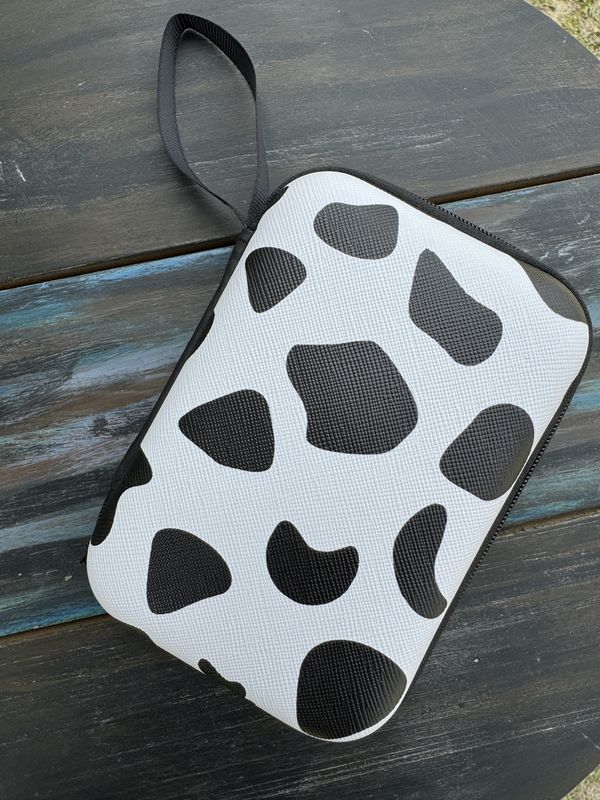 Cow Print Charger Protector Set