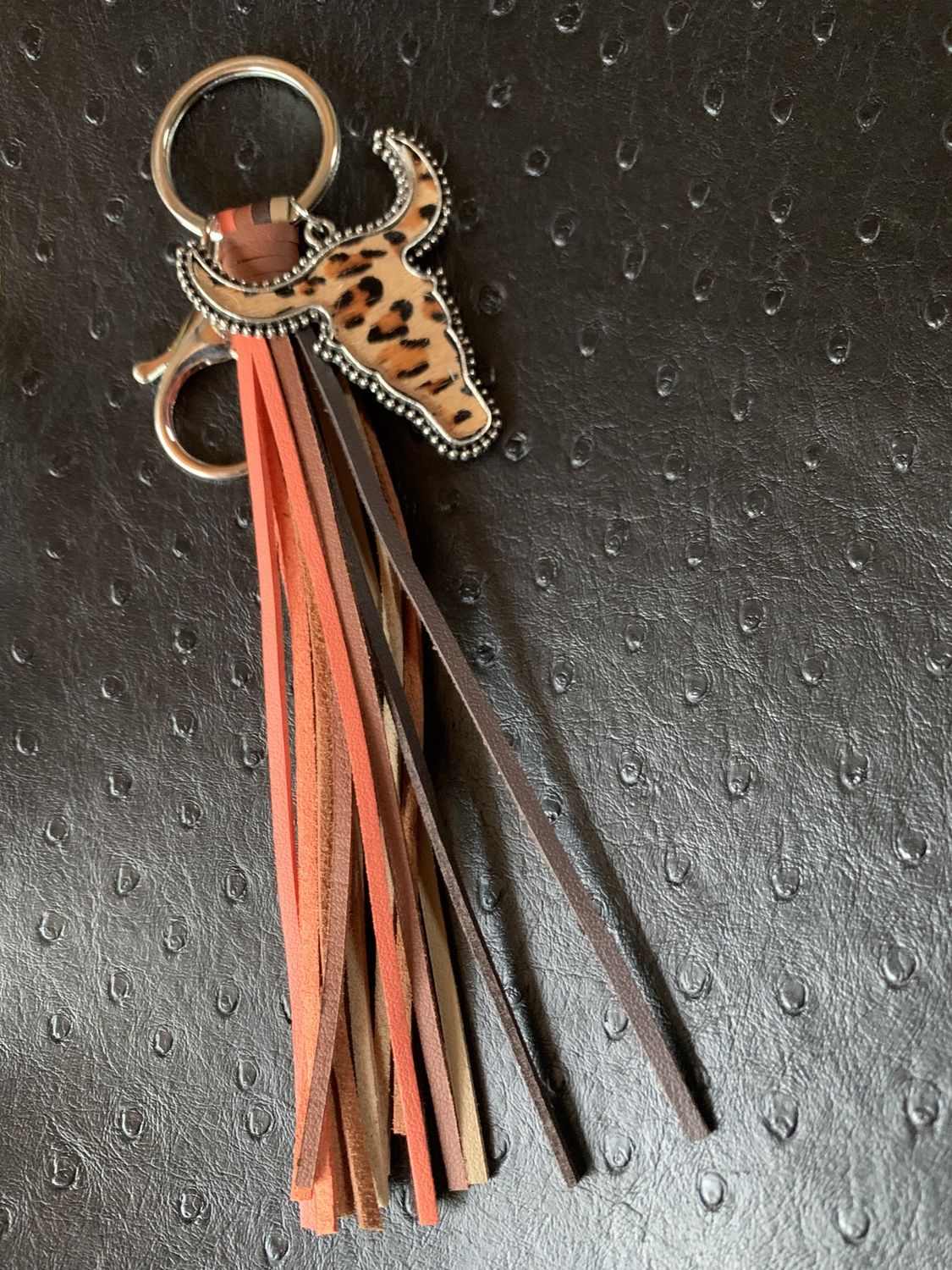 Tassel Keychain, Style: Cheetah