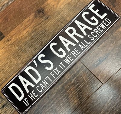 Dad’s Garage Tin Sign