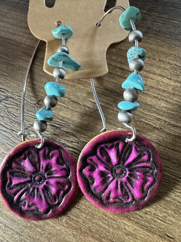Hand Carved Earrings