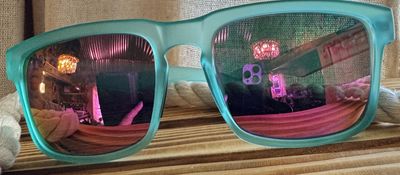 Teal Sunglasses