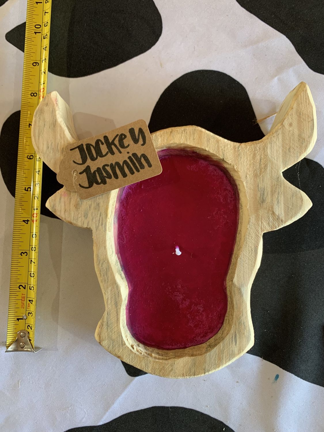 Small Cow Dough Bowl Candle