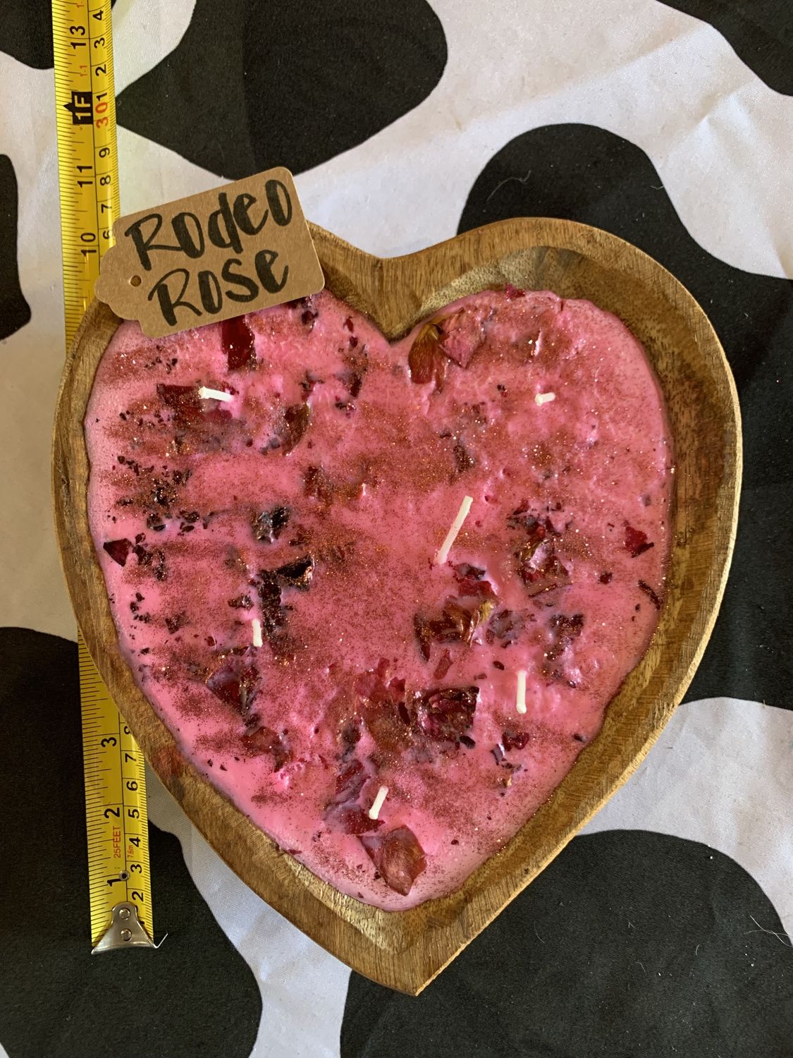 Heart Dough Bowl Candle
