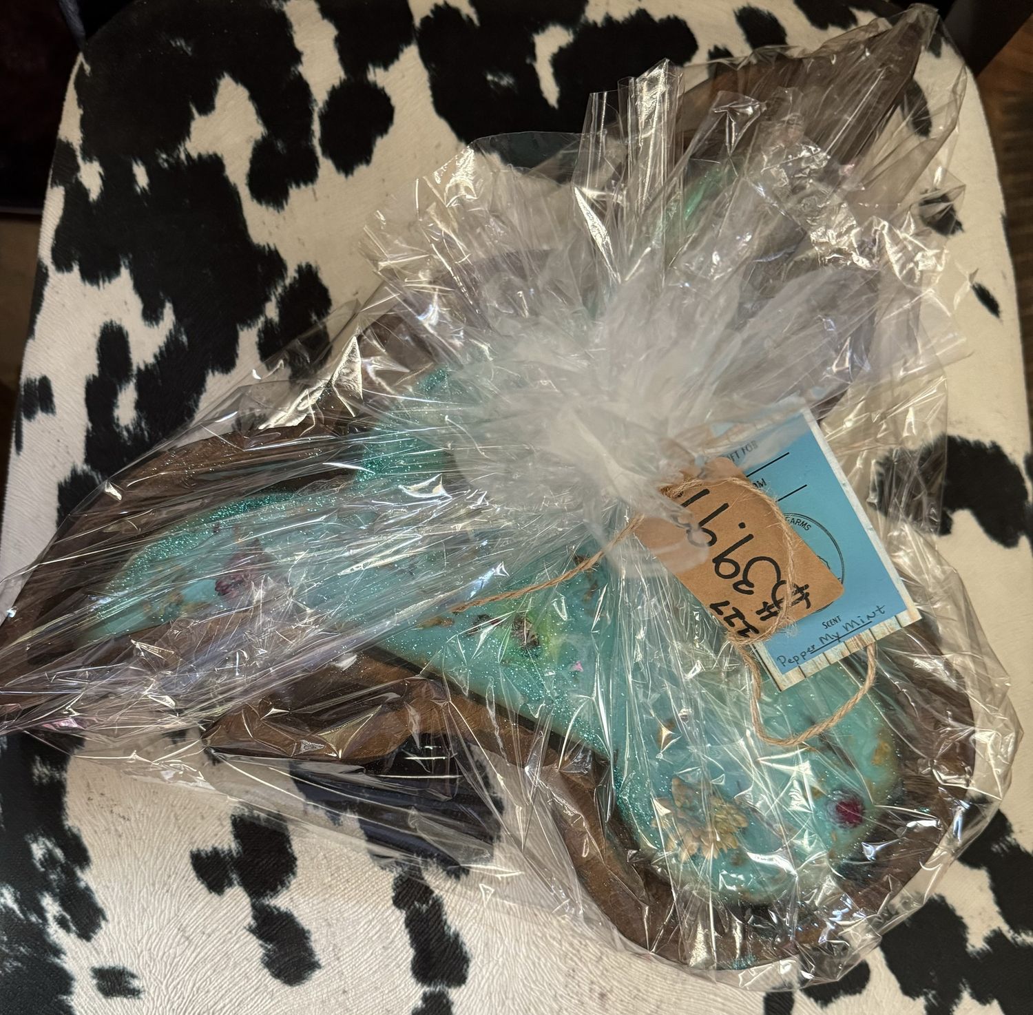 Large Cow Head Dough Bowl Candle