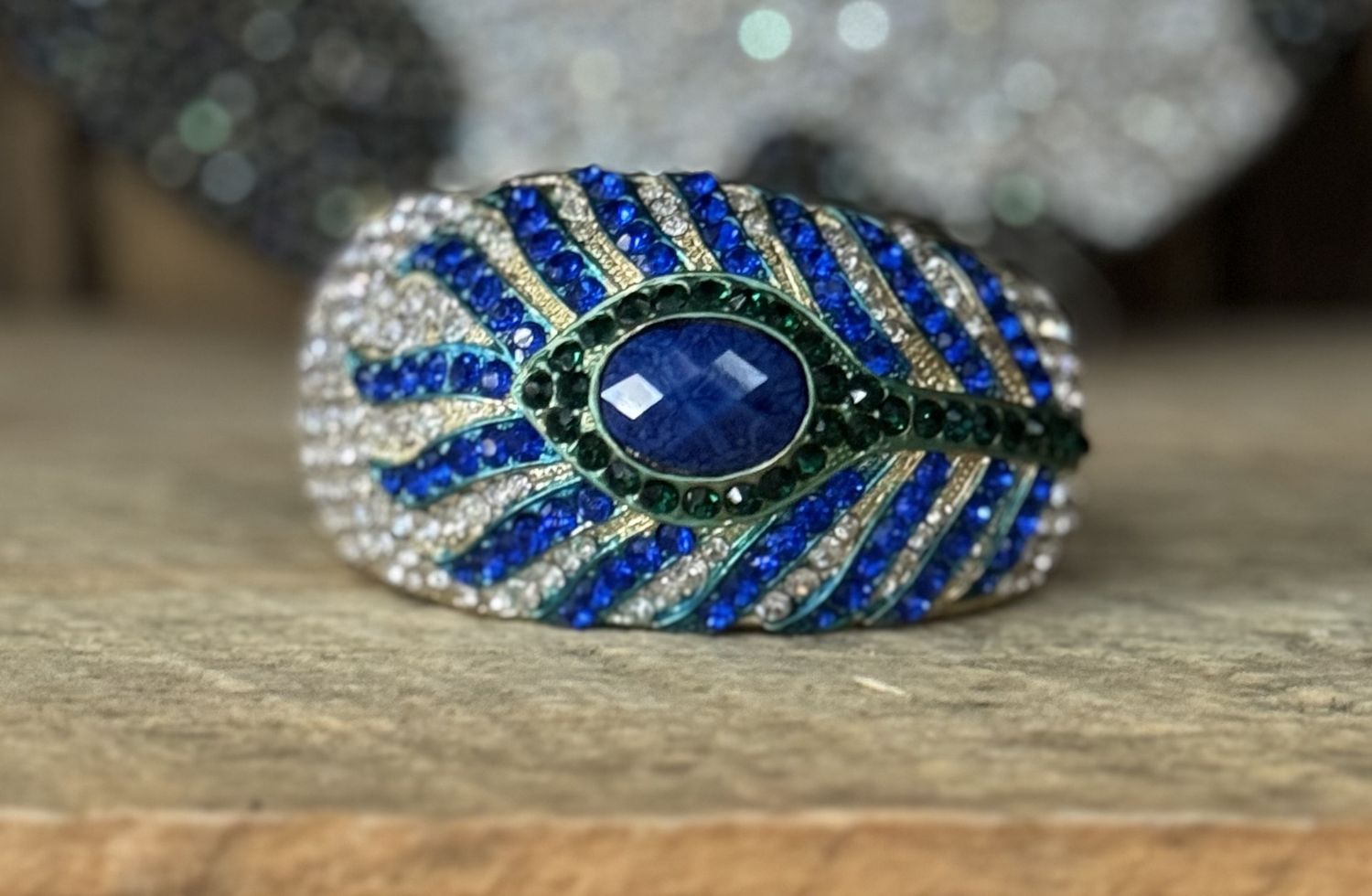 Crystal Peacock Bracelet