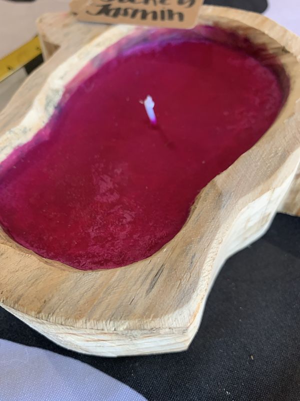 Small Cow Dough Bowl Candle