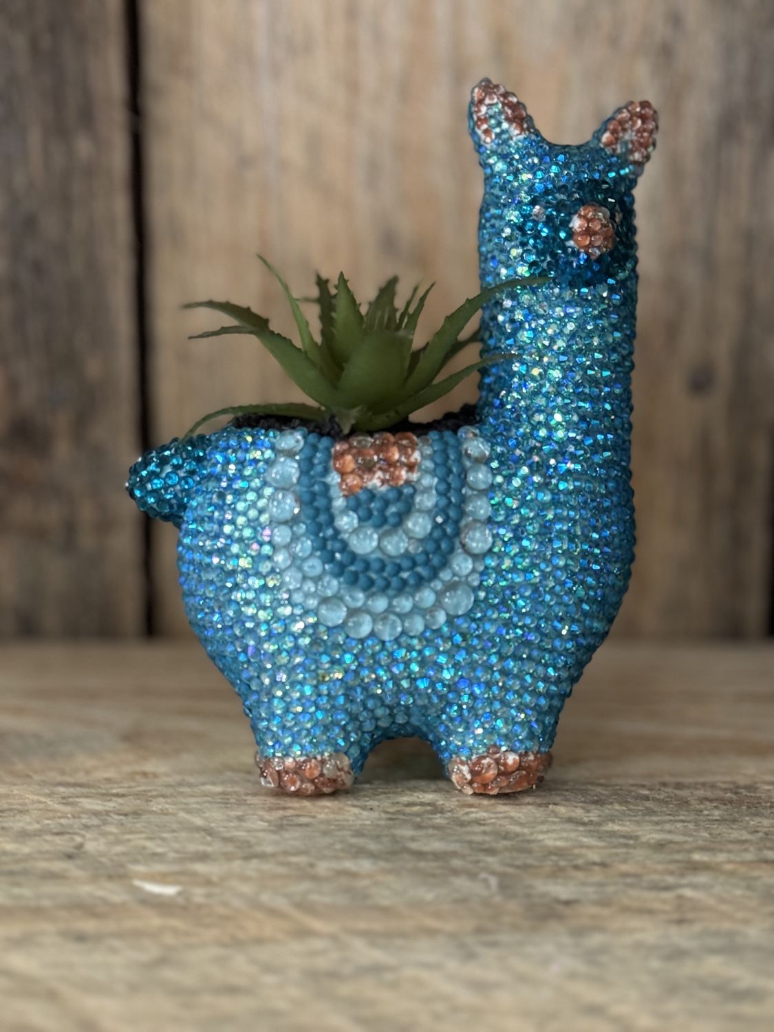 Crystal Llama Planter