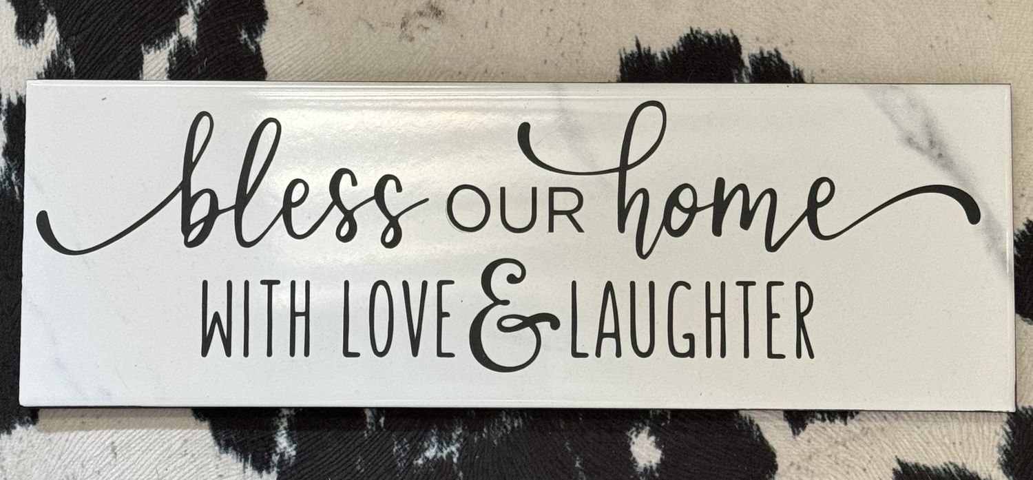 Bless Our Home Tile