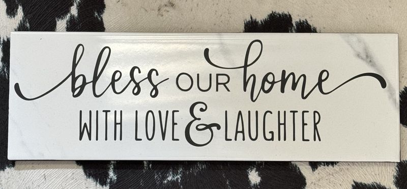 Bless Our Home Tile