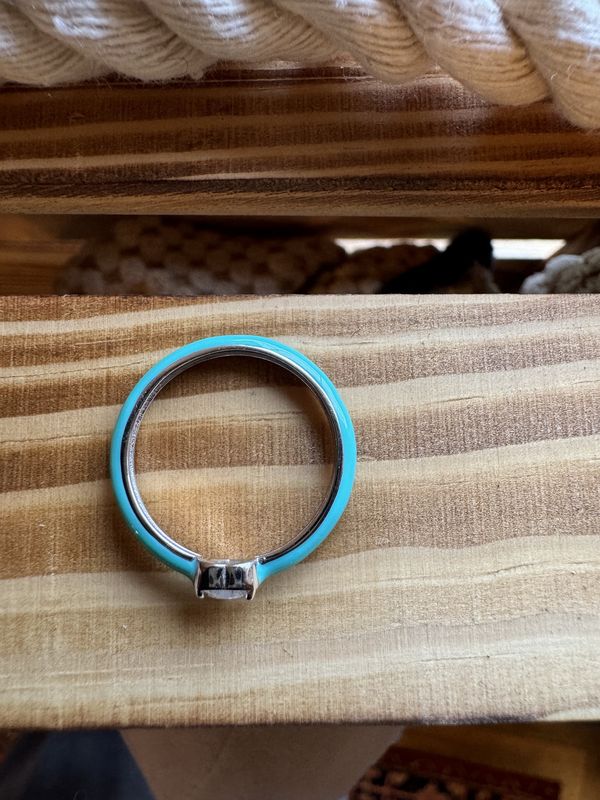 Enamel Heart Ring