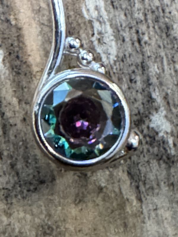 Sterling Silver Mystic Topaz Earrings