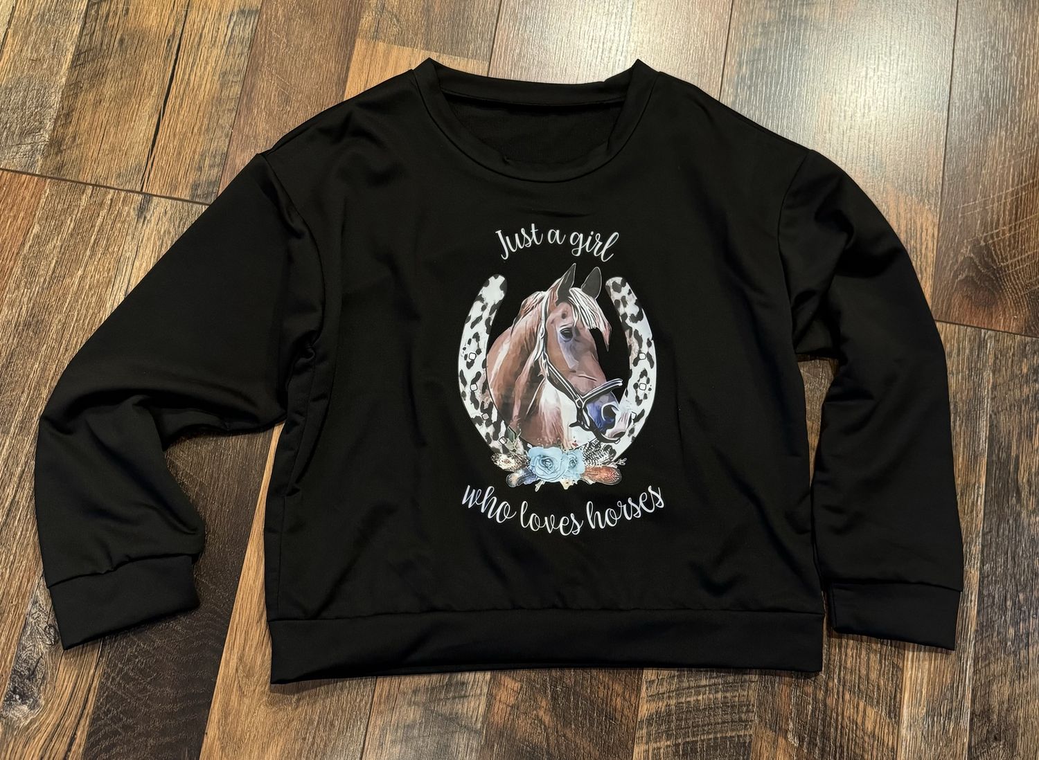 Girls Horse Sweatshirt