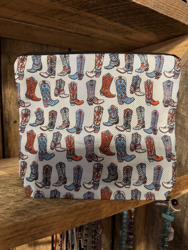 BOOTS Zippered Pouch