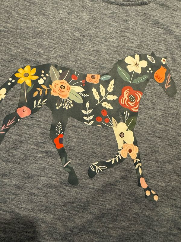 Floral Horse Tee