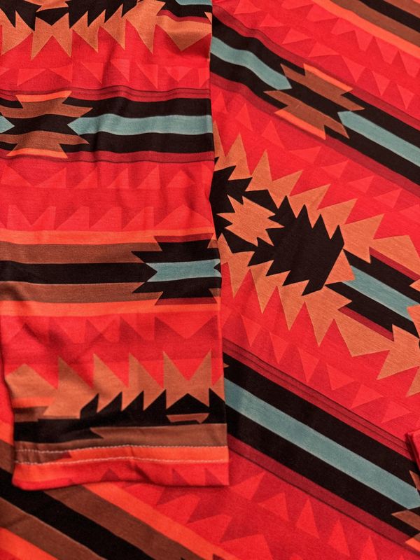 Bright Aztec Pull Over