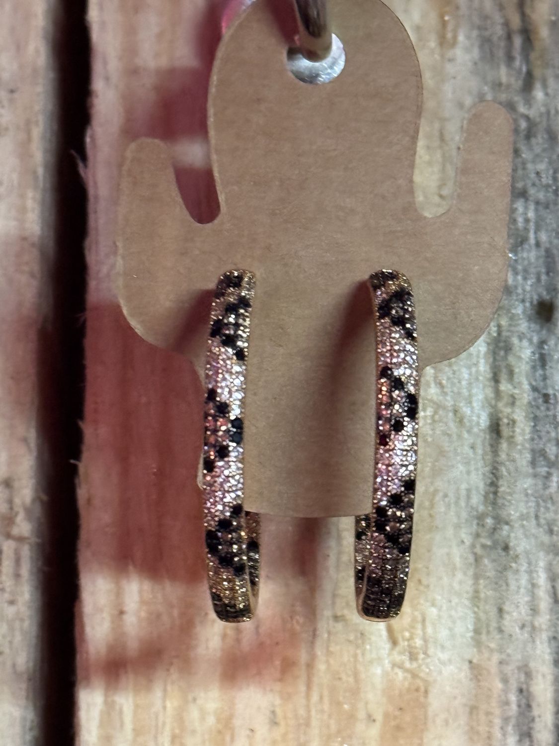 Leopard Hoops