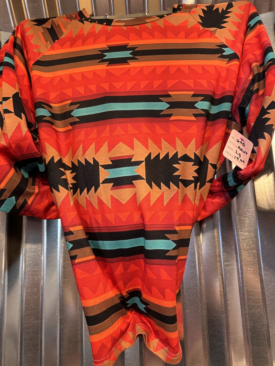 Bright Aztec Pull Over