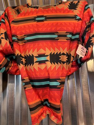 Bright Aztec Pull Over