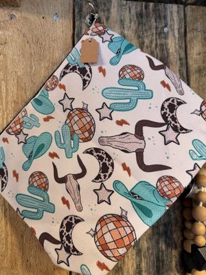 Disco Cowgirl Cosmetic Bag