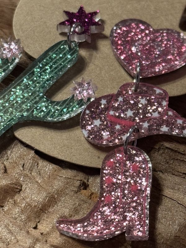 Western Mismatched Earrings