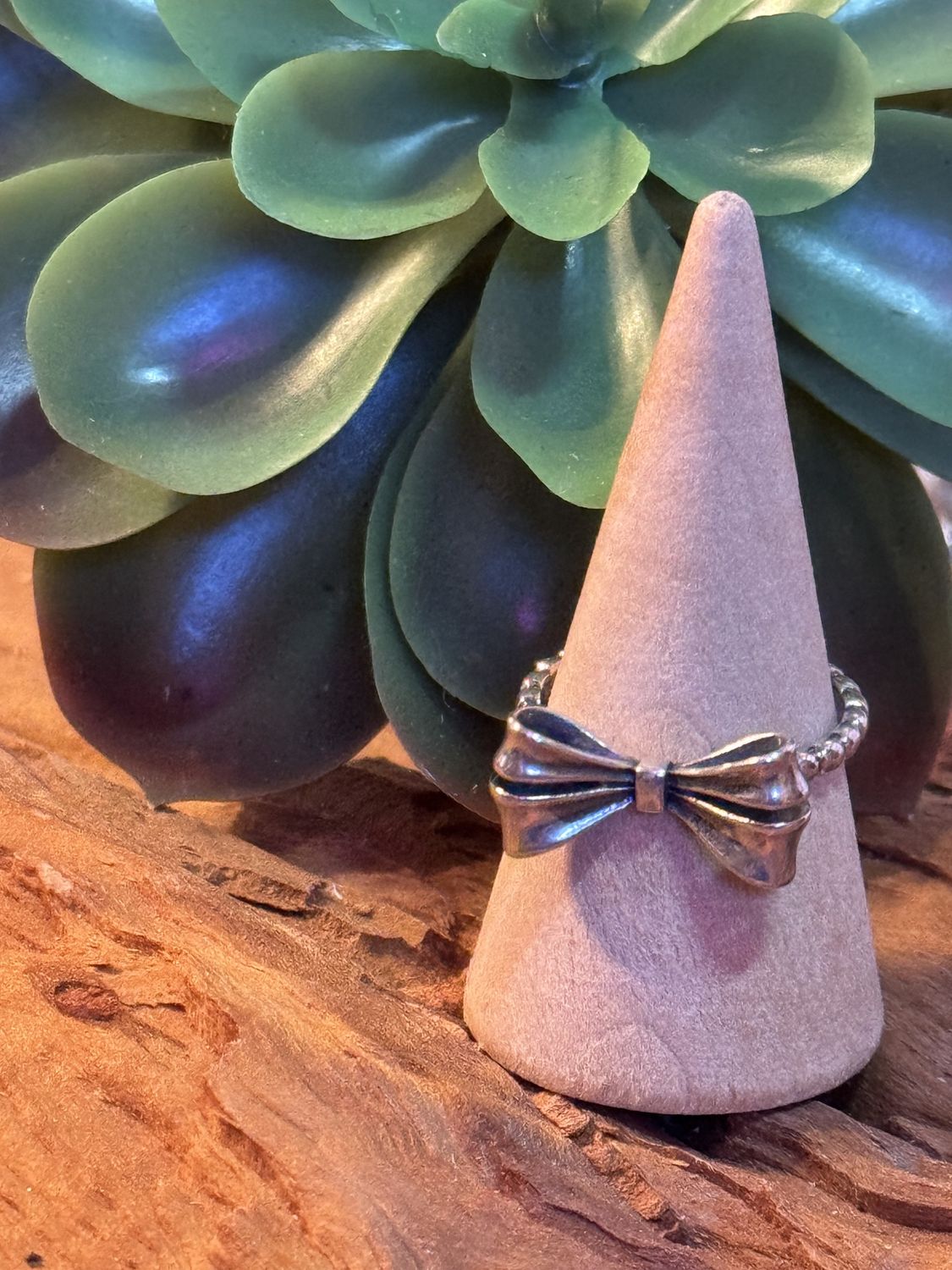 Sterling Silver Bow Ring