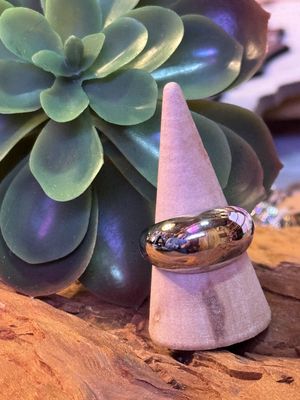 Sterling Silver Dome Ring
