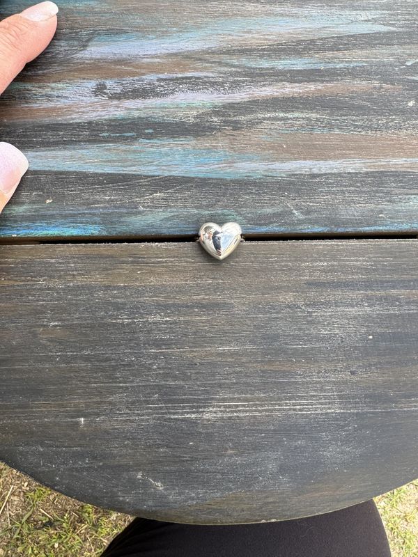 Sterling Silver Puffed Heart Ring