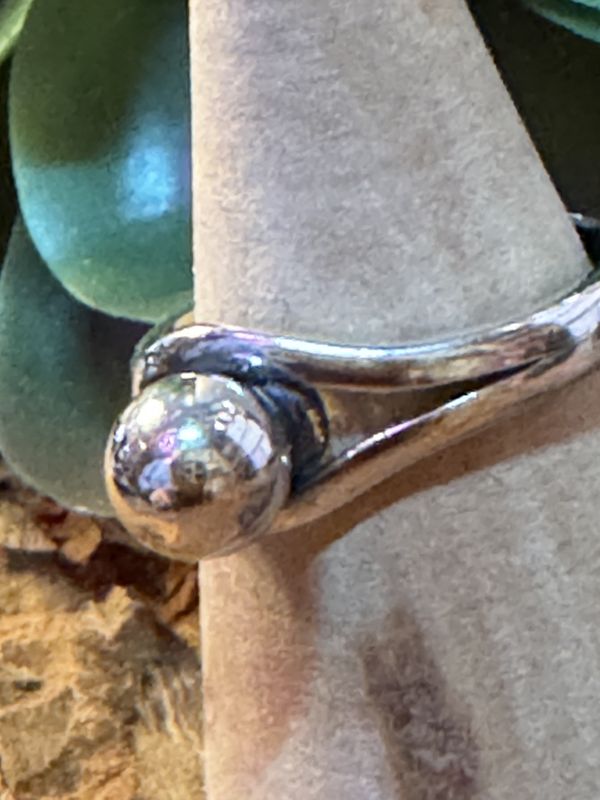 Sterling Silver Orb Ring
