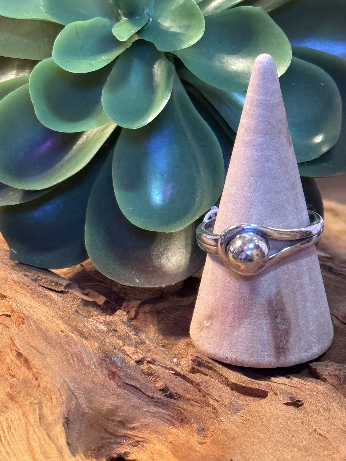Sterling Silver Orb Ring