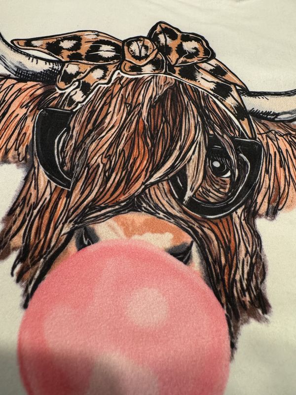 Girls Highland Cow Outfit