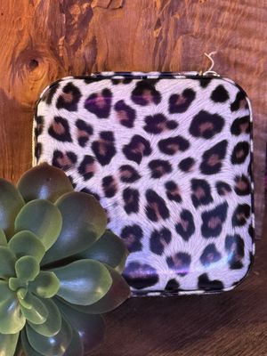 Leopard Print Travel Jewelry Box