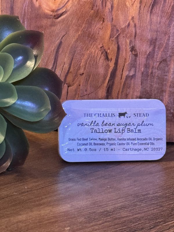 Tallow Lip Balm Tins